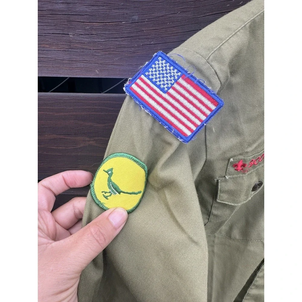 Vintage Boy Scouts Of America Youth Uniform‎ 2 Piece Set Size 12